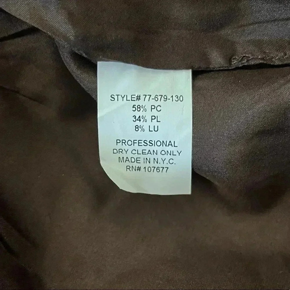 NWT Y2K Alice + Olivia Chocolate Brown Checkered Turtleneck Mini Dress M - Picture 12 of 13